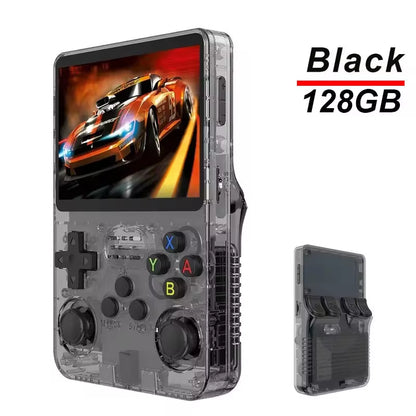 R36S Handheld Game Console - 3.5" IPS Screen, 128G of Classic Retro Games, Portable Pocket Gaming Fun!