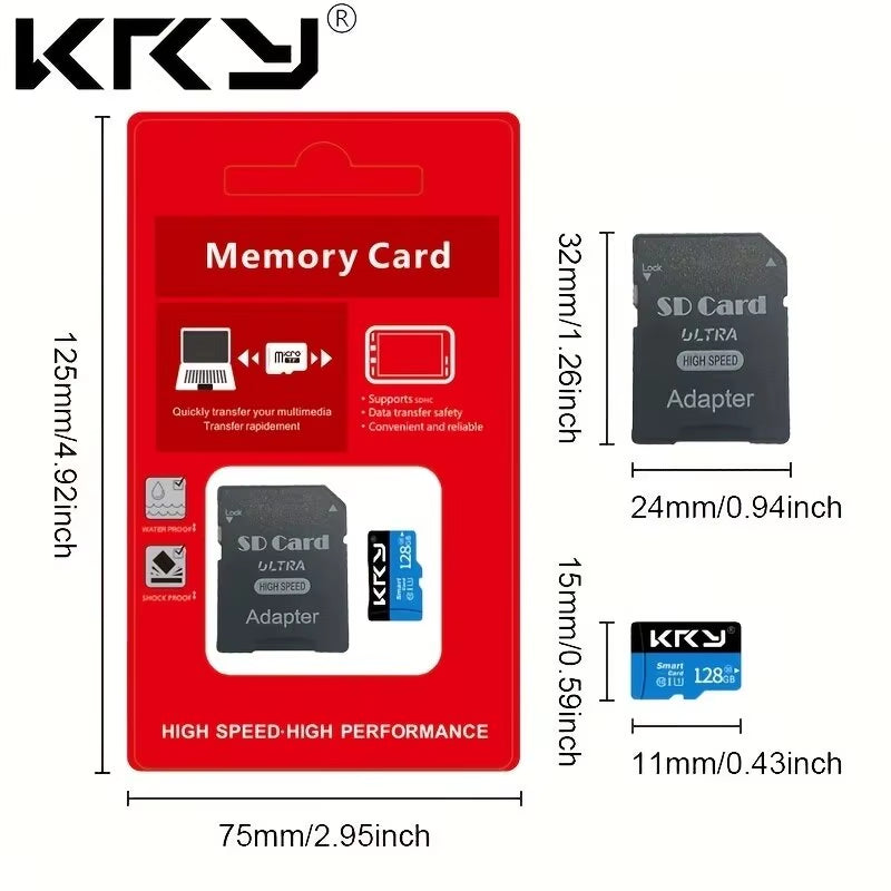 Micro Memory SD Card 128GB 32GB 64GB SD Card SD/TF Flash Card 32 64 128GB Class 10 Memory Card for Phone