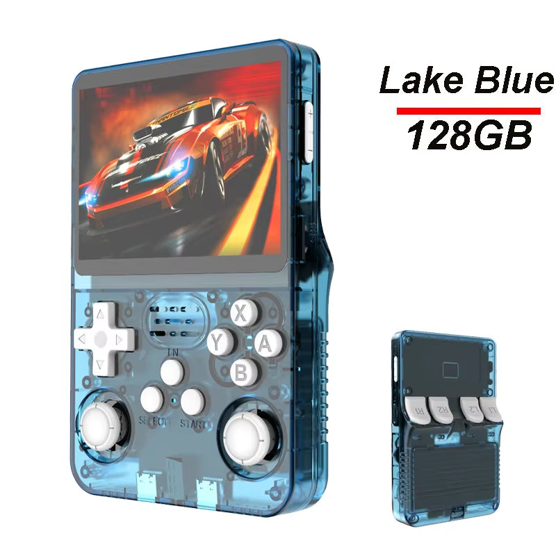 R36S Handheld Game Console - 3.5" IPS Screen, 128G of Classic Retro Games, Portable Pocket Gaming Fun!