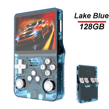 R36S Handheld Game Console - 3.5" IPS Screen, 128G of Classic Retro Games, Portable Pocket Gaming Fun!