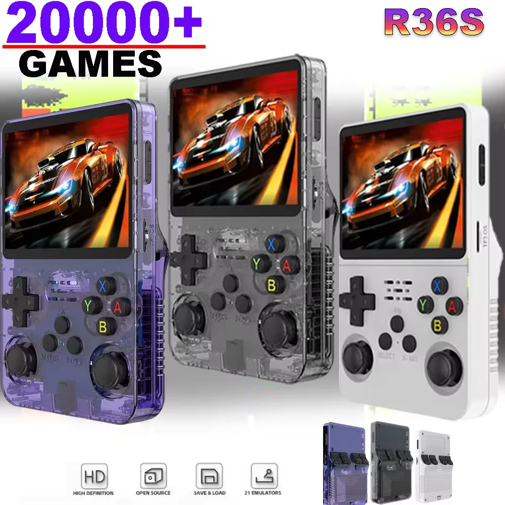 R36S Handheld Console – Timeless Games, Ultimate Portability.