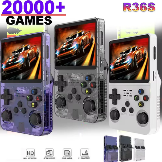 R36S Handheld Console – Timeless Games, Ultimate Portability.