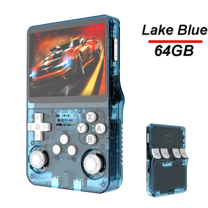 R36S Handheld Game Console - 3.5" IPS Screen, 128G of Classic Retro Games, Portable Pocket Gaming Fun!