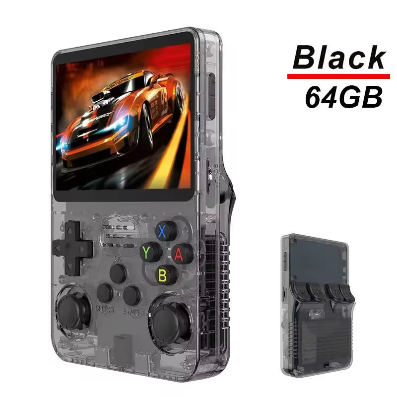 R36S Handheld Game Console - 3.5" IPS Screen, 128G of Classic Retro Games, Portable Pocket Gaming Fun!