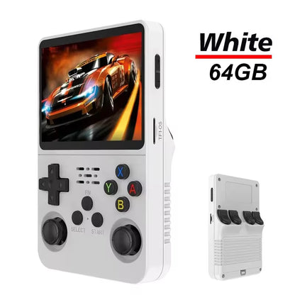 R36S Handheld Game Console - 3.5" IPS Screen, 128G of Classic Retro Games, Portable Pocket Gaming Fun!